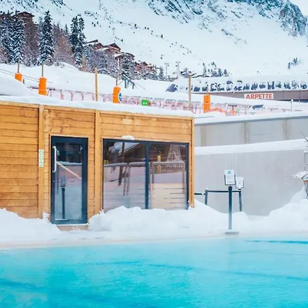 Plagne Bellecote - 5 Pers - Vue Pistes - Acces Piscine Chauffee Apartman *