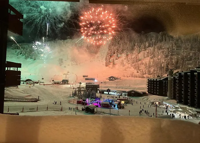 Plagne Bellecote - 5 Pers - Vue Pistes - Acces Piscine Chauffee